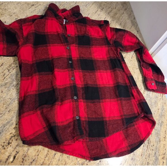 Lot of 4 Red Flannel Family Christmas Photo Shirt Men XXL Women XL Girls L & XL - Picture 10 of 16